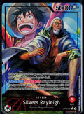 SILVERS RAYLEIGH (ALTERNATE ART) OP12-001 ONE PIECE LEGACY OF THE MASTER L NM