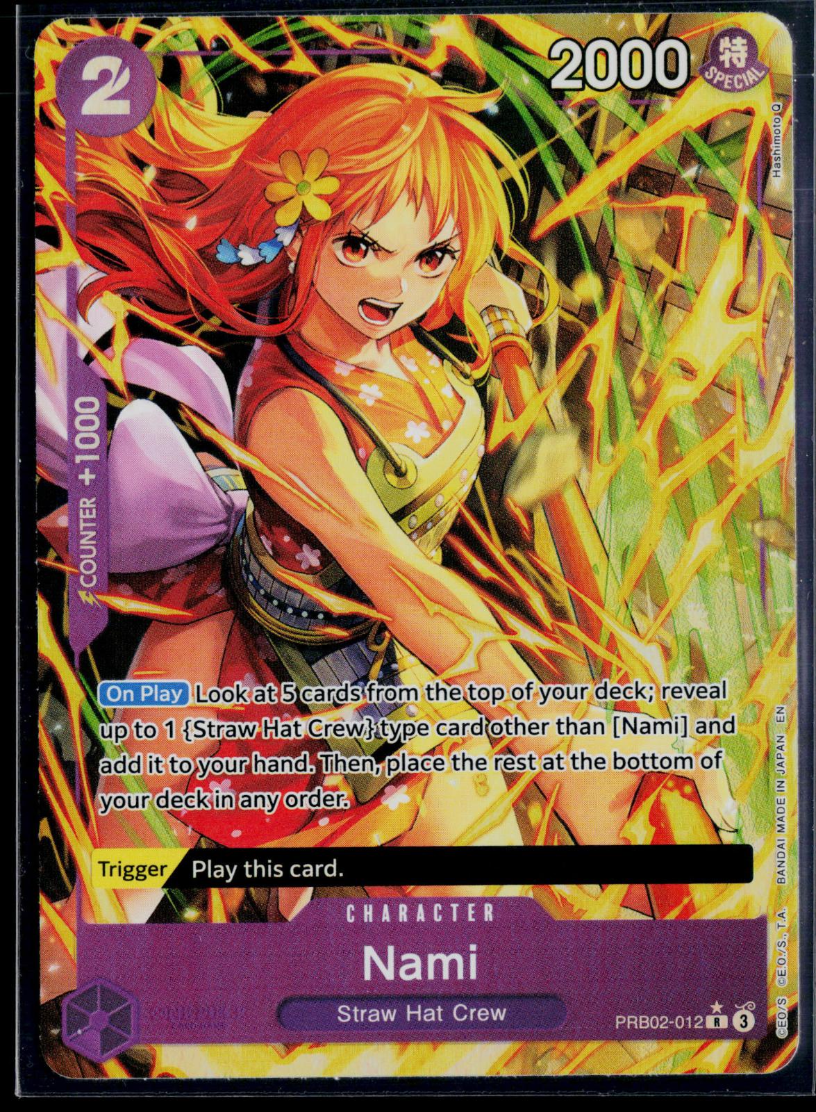 NAMI (ALTERNATE ART) PRB02-012 ONE PIECE PREMIUM BOOSTER -THE BEST- VOL. 2 R NM