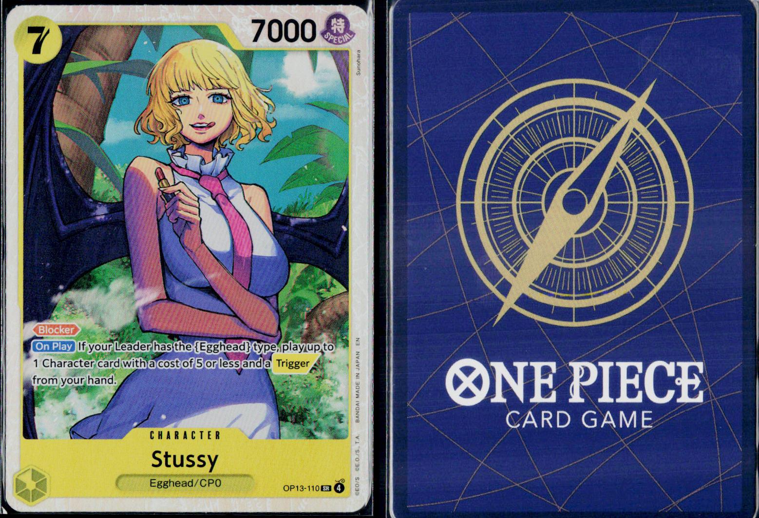 STUSSY OP13-110 ONE PIECE CARRYING ON HIS WILL SR NM