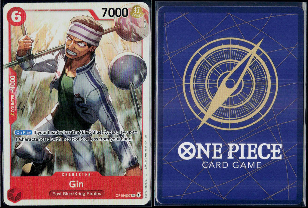 GIN OP15-007 ONE PIECE ADVENTURE ON KAMI'S ISLAND SR NM