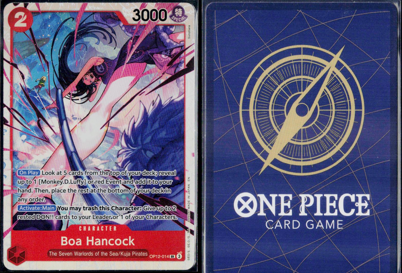 BOA HANCOCK OP12-014 ONE PIECE LEGACY OF THE MASTER SR NM