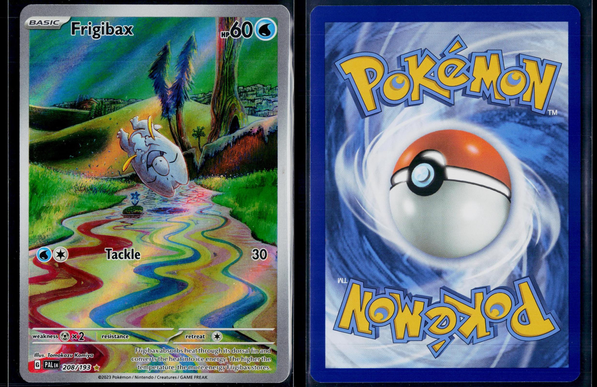 FRIGIBAX 208/193 POKEMON PALDEA EVOLVED ILLUSTRATION RARE NM