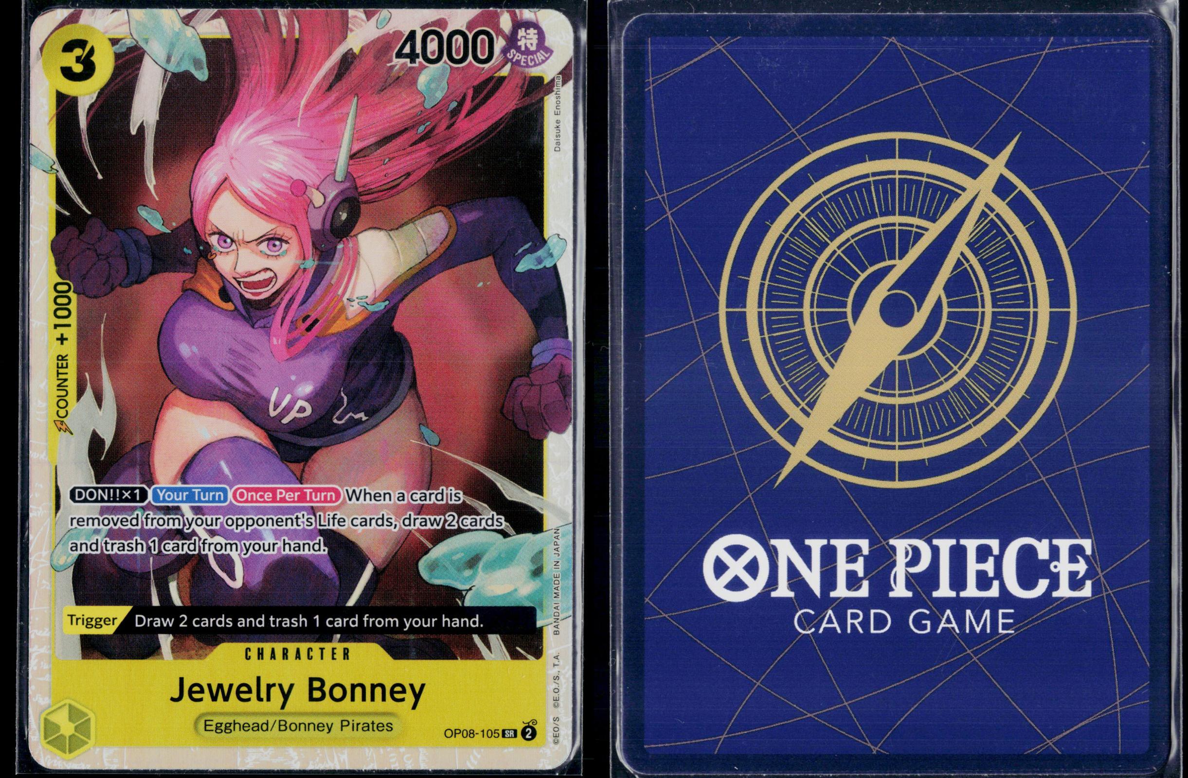 JEWELRY BONNEY OP08-105 ONE PIECE TWO LEGENDS SR NM