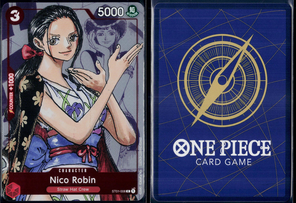 NICO ROBIN (ALTERNATE ART) ST01-008 ONE PIECE ONE PIECE PROMOTION CARDS P NM
