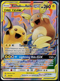 RAICHU & ALOLAN RAICHU GX 54/236 POKEMON UNIFIED MINDS HOLO GX RARE NM