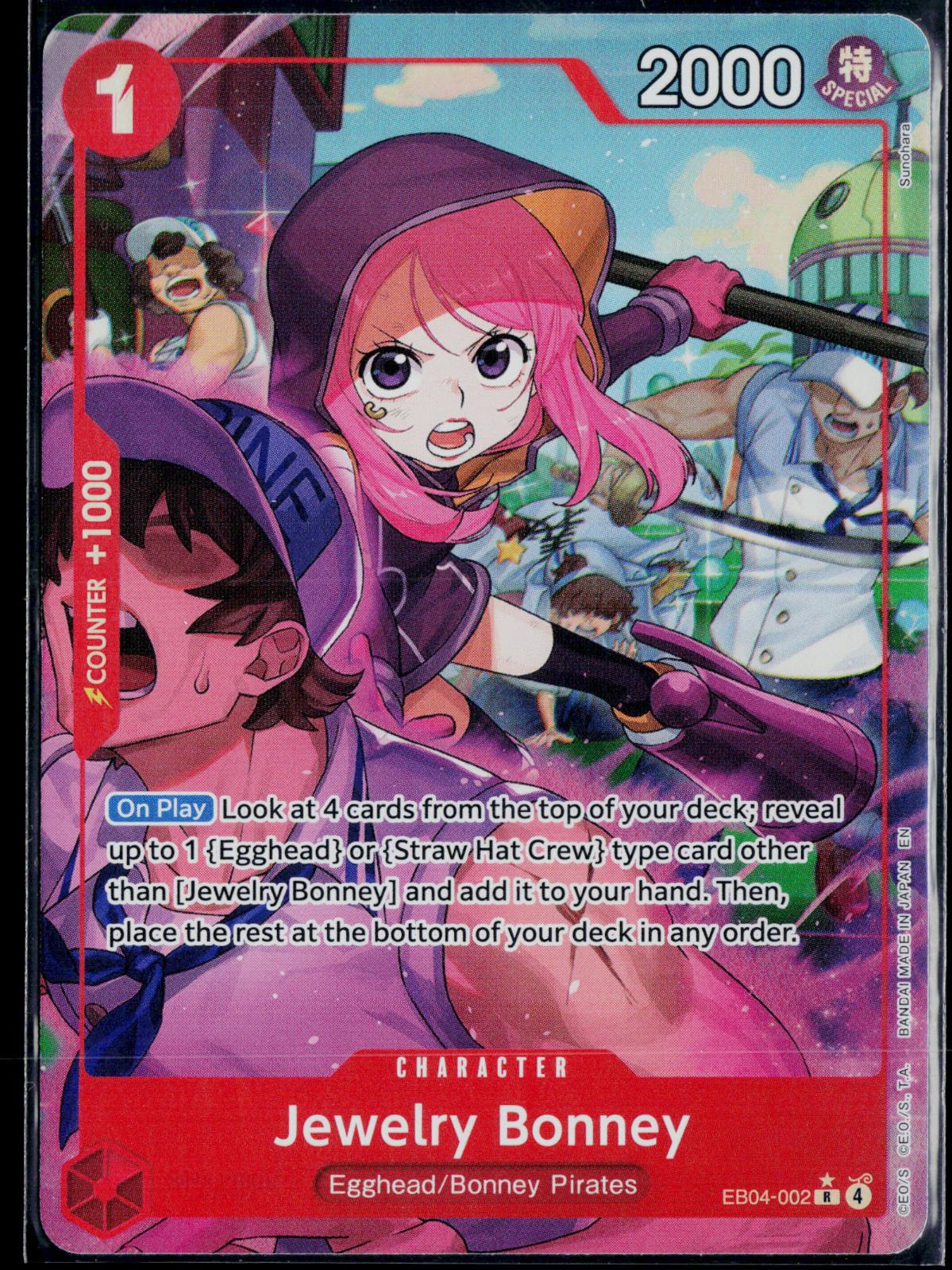 JEWELRY BONNEY (ALTERNATE ART) EB04-002 ONE PIECE ADVENTURE ON KAMI'S ISLAND NM