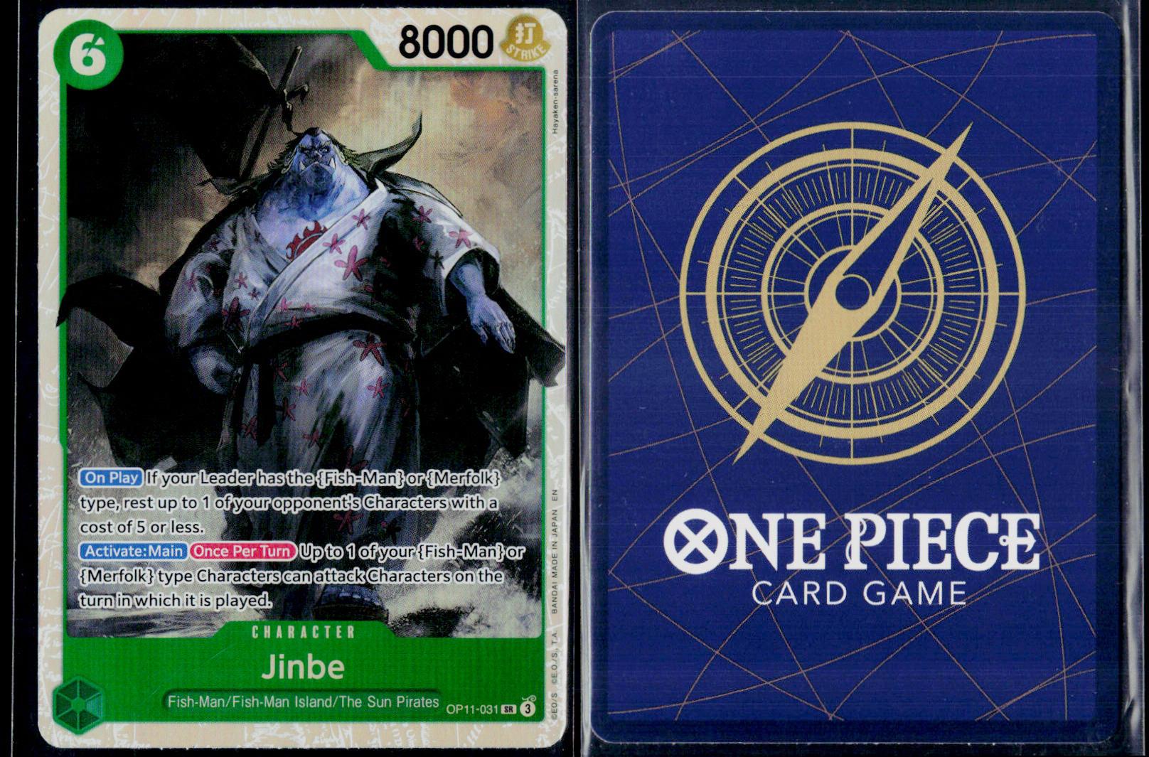 JINBE (031) OP11-031 ONE PIECE A FIST OF DIVINE SPEED SR NM