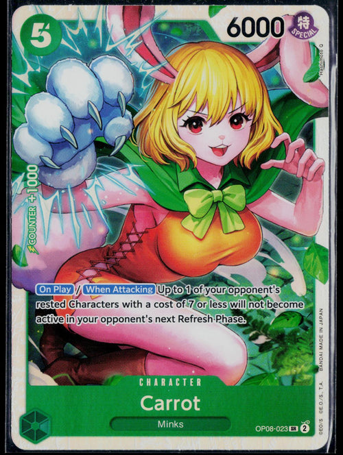 CARROT (023) OP08-023 ONE PIECE TWO LEGENDS SR NM