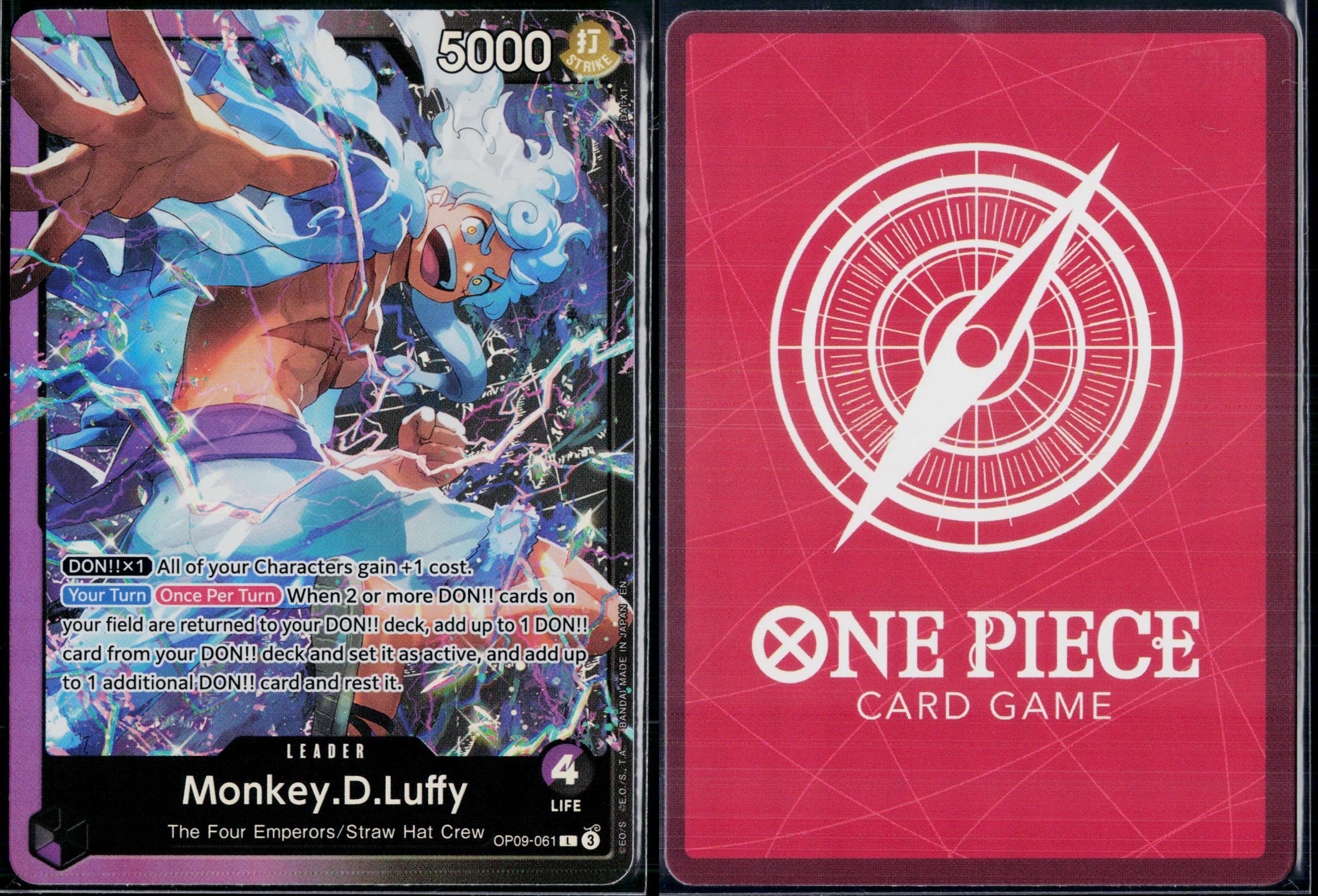MONKEY.D.LUFFY OP09-061 ONE PIECE ST 26: PURPLE/BLACK MONKEY.D.LUFFY NM