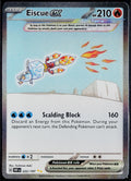 EISCUE EX 222/197 POKEMON OBSIDIAN FLAMES SPECIAL ILLUSTRATION RARE NM