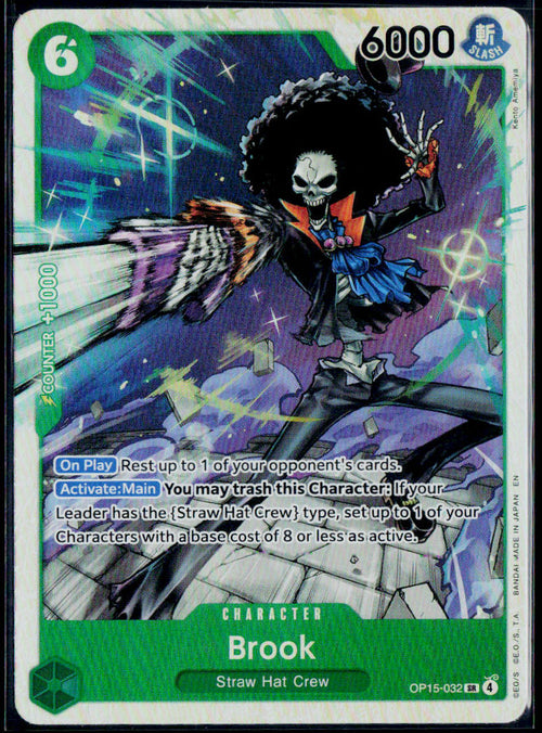 BROOK OP15-032 ONE PIECE ADVENTURE ON KAMI'S ISLAND SR NM