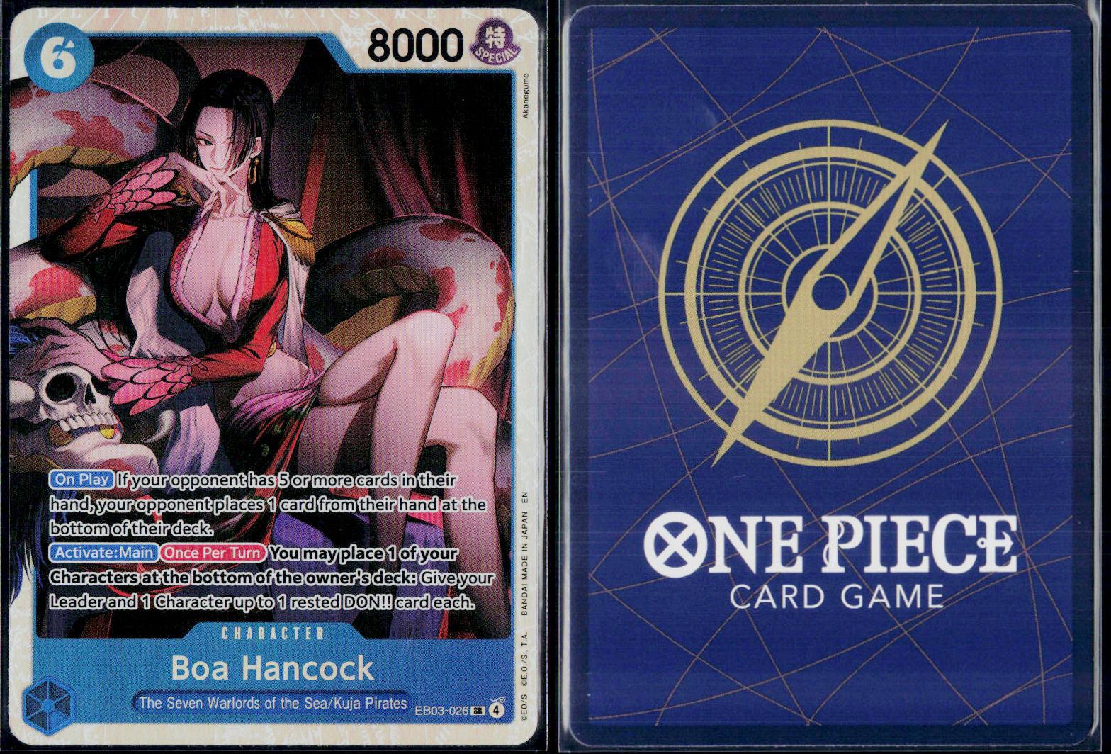 BOA HANCOCK EB03-026 ONE PIECE EXTRA BOOSTER: ONE PIECE HEROINES EDITION SR NM
