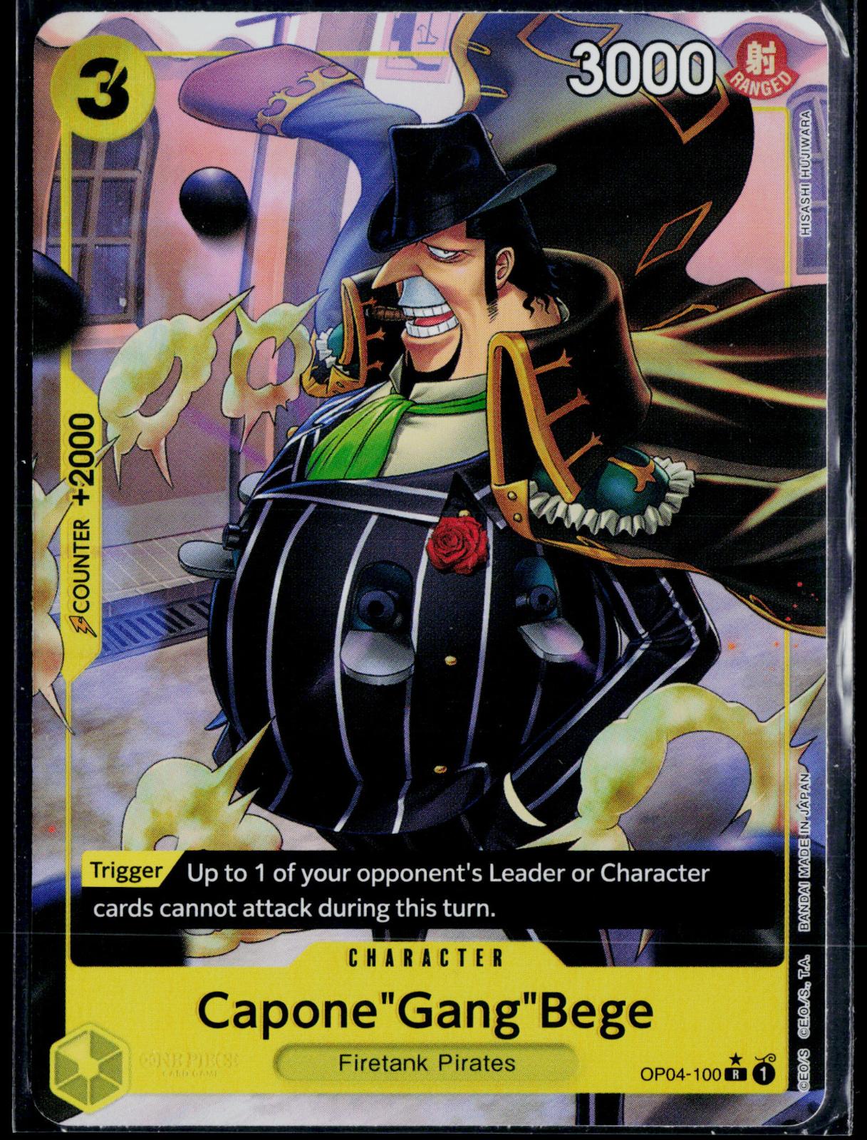 CAPONE"GANG"BEGE (FULL ART) OP04-100 ONE PIECE PREMIUM BOOSTER -THE BEST- R NM