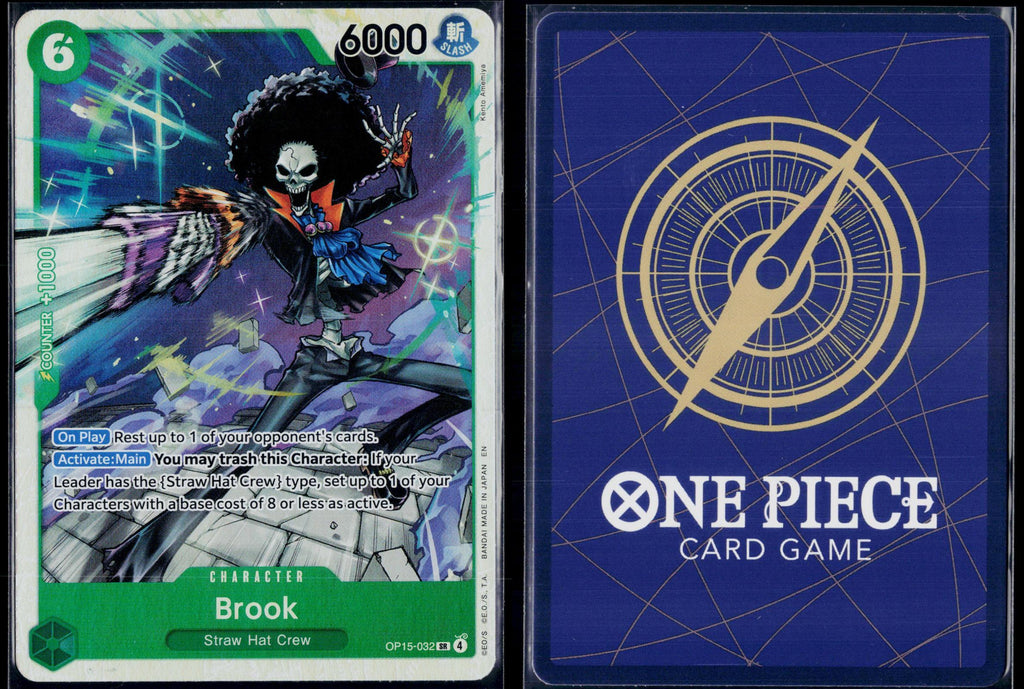 BROOK OP15-032 ONE PIECE ADVENTURE ON KAMI'S ISLAND SR NM