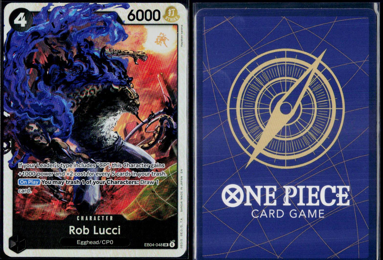 ROB LUCCI EB04-048 ONE PIECE ADVENTURE ON KAMI'S ISLAND SR NM