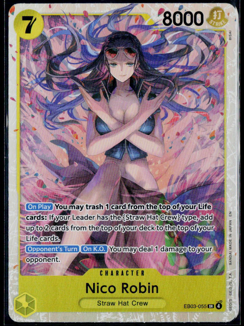 NICO ROBIN (055) EB03-055 ONE PIECE EXTRA BOOSTER: ONE PIECE HEROINES EDITION NM