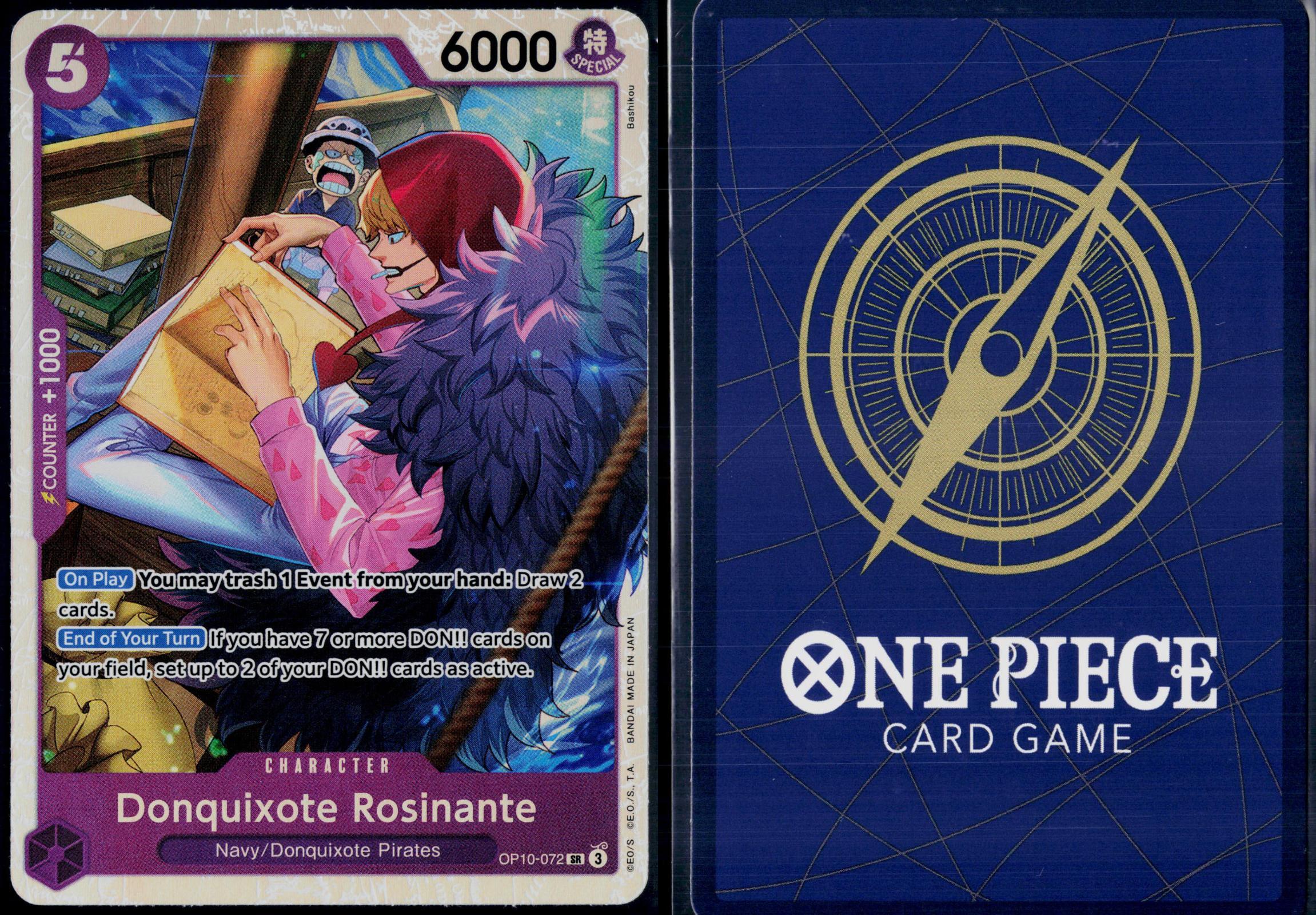 DONQUIXOTE ROSINANTE OP10-072 ONE PIECE ROYAL BLOOD SR NM