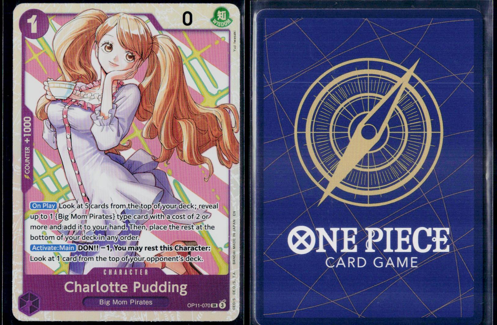 CHARLOTTE PUDDING OP11-070 ONE PIECE A FIST OF DIVINE SPEED SR NM
