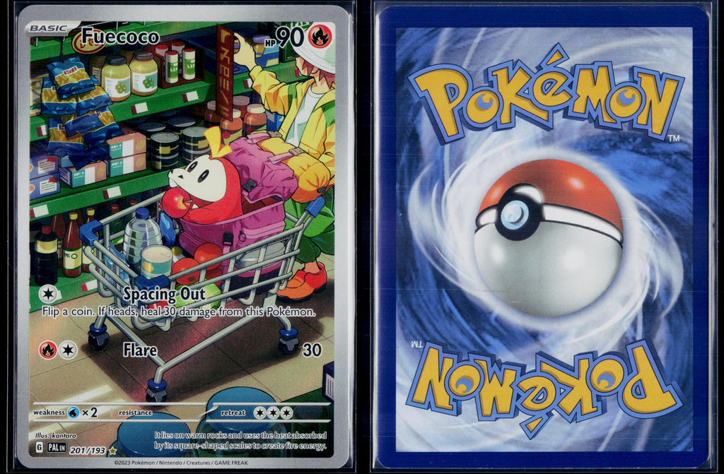 FUECOCO 201/193 POKEMON PALDEA EVOLVED ILLUSTRATION RARE NM