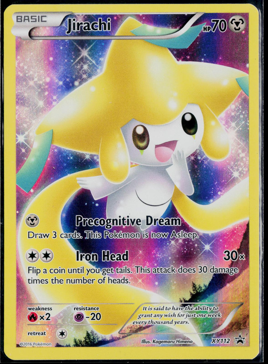 JIRACHI - XY112 XY112 POKEMON XY PROMO HOLO P NM