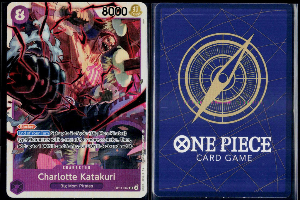 CHARLOTTE KATAKURI (067) OP11-067 ONE PIECE A FIST OF DIVINE SPEED SR NM