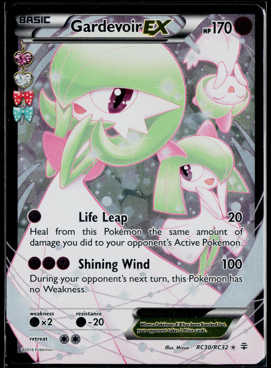 GARDEVOIR EX RC30/RC32 POKEMON GENERATIONS ULTRA RARE NM