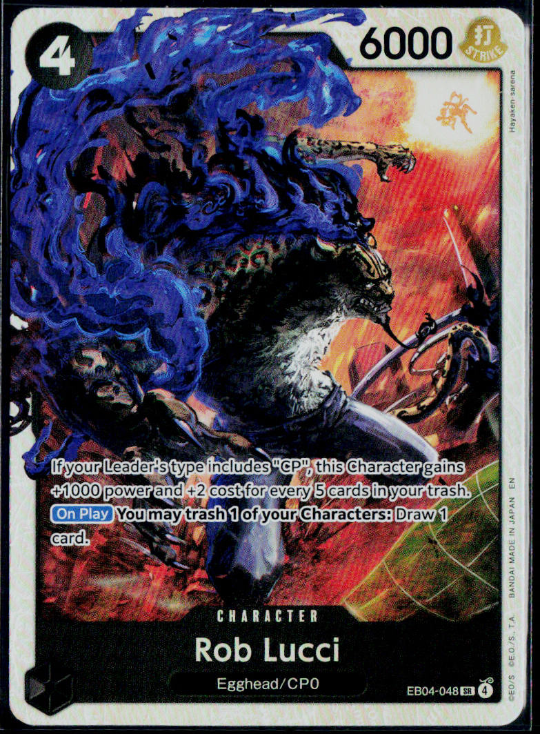 ROB LUCCI EB04-048 ONE PIECE ADVENTURE ON KAMI'S ISLAND SR NM