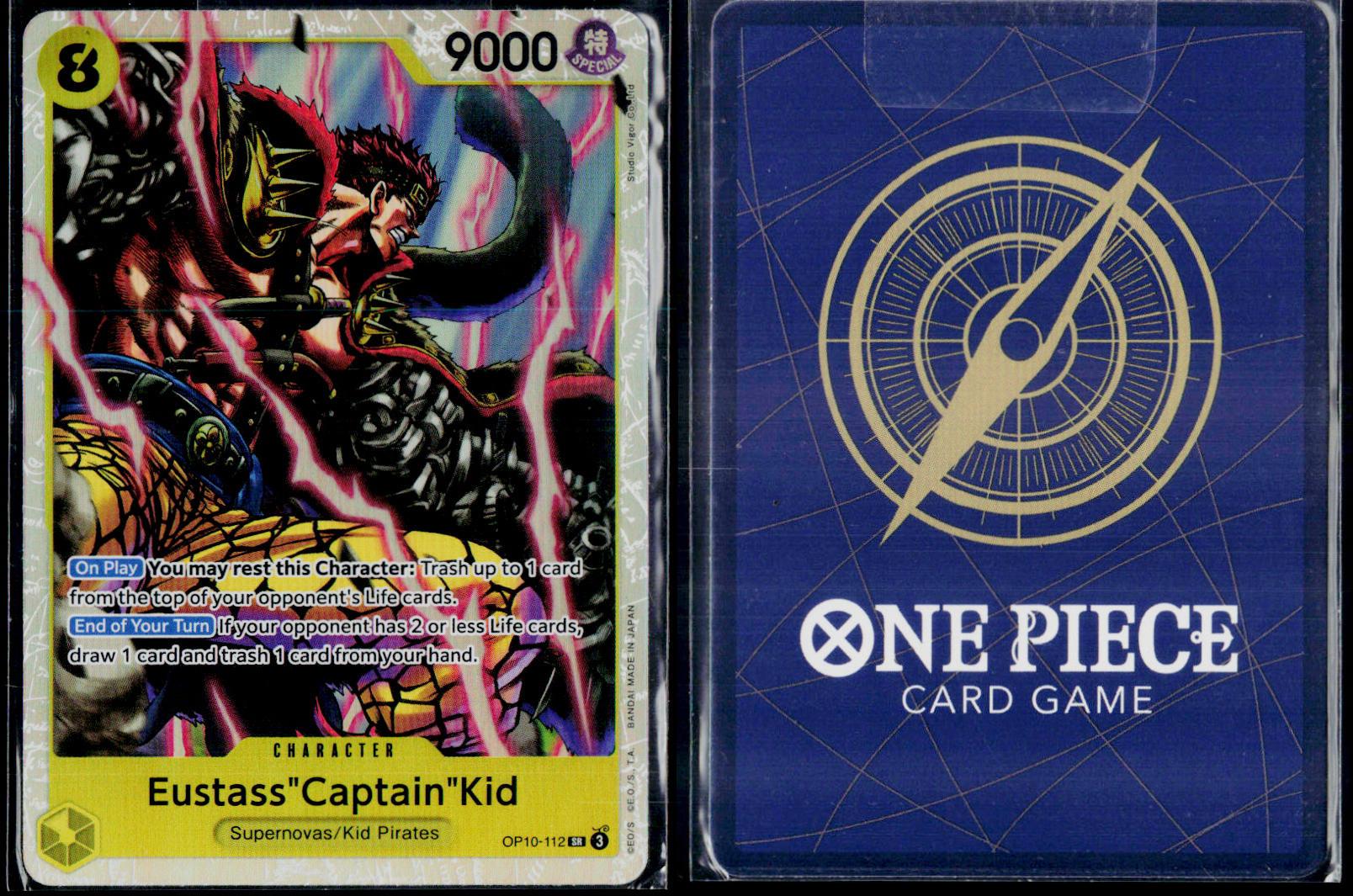 EUSTASS"CAPTAIN"KID (112) OP10-112 ONE PIECE ROYAL BLOOD SR NM