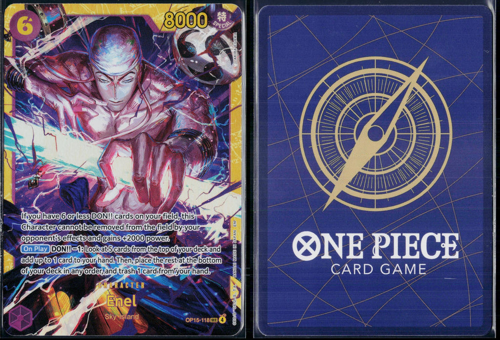ENEL OP15-118 ONE PIECE ADVENTURE ON KAMI'S ISLAND SEC NM