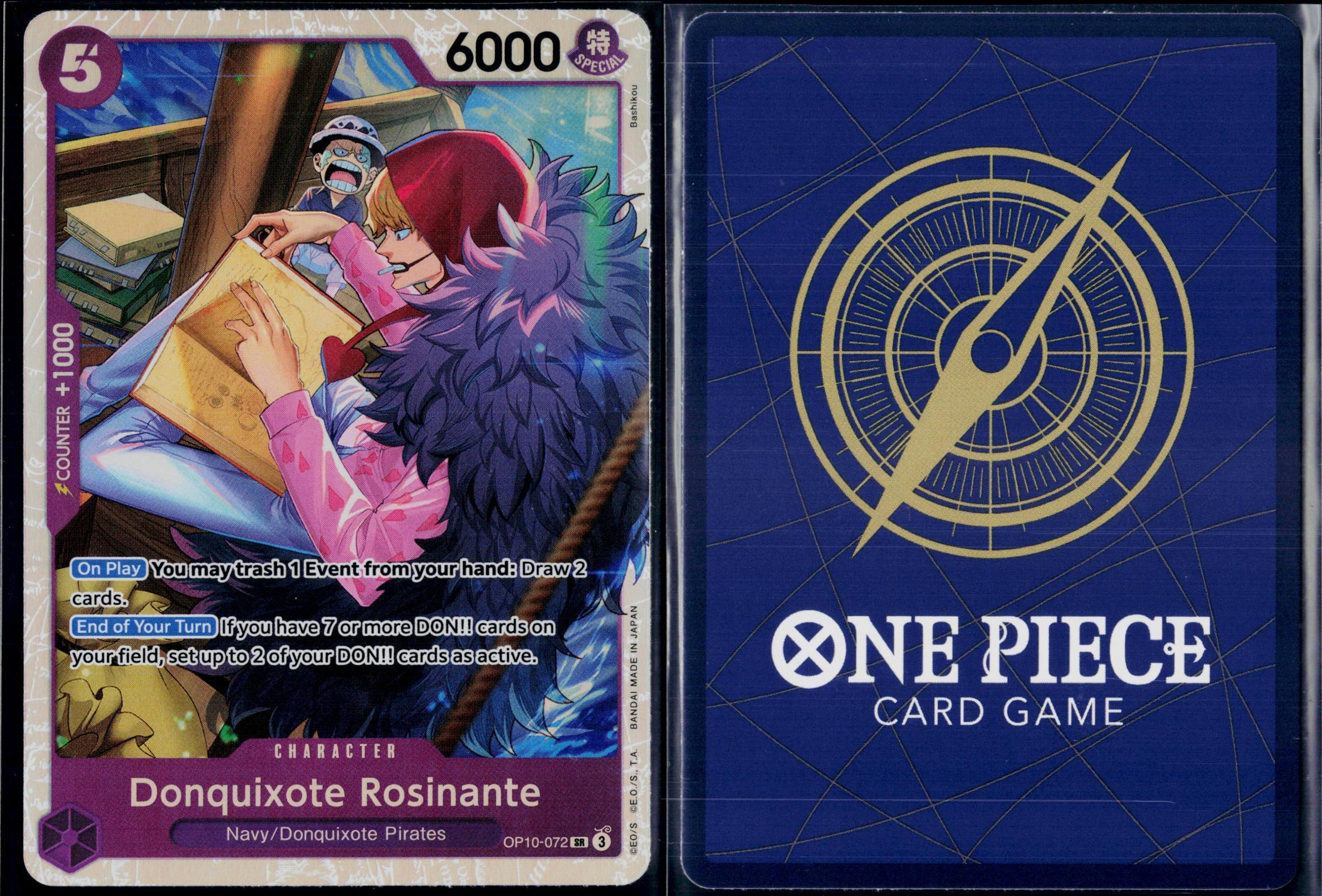 DONQUIXOTE ROSINANTE OP10-072 ONE PIECE ROYAL BLOOD SR NM