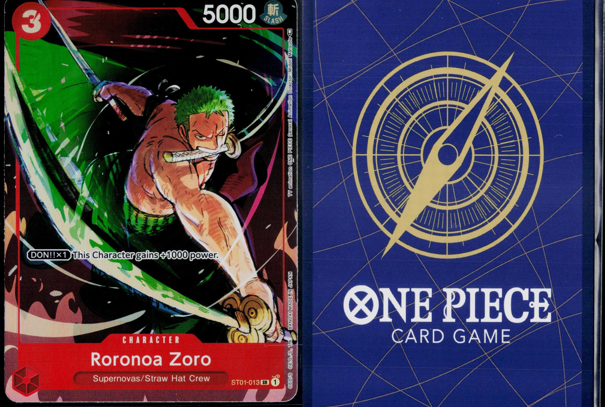 RORONOA ZORO (GIFT COLLECTION 2023) ST01-013 ONE PIECE PROMOTION CARDS NM