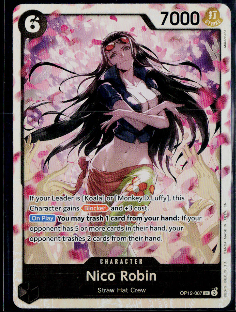 NICO ROBIN OP12-087 ONE PIECE LEGACY OF THE MASTER SR NM