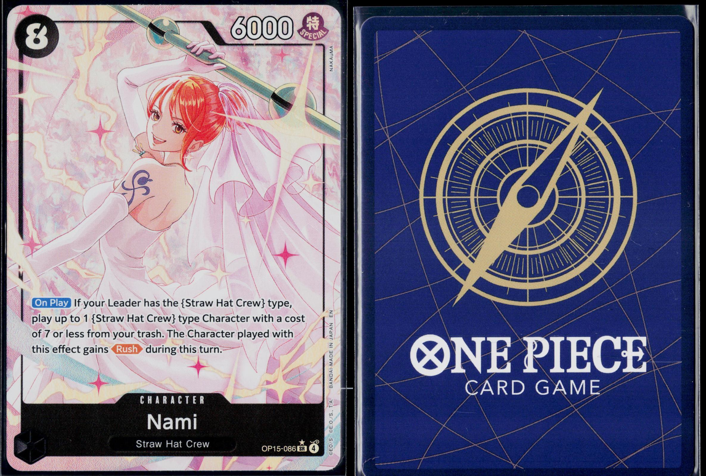 NAMI (ALTERNATE ART) OP15-086 ONE PIECE ADVENTURE ON KAMI'S ISLAND SR NM