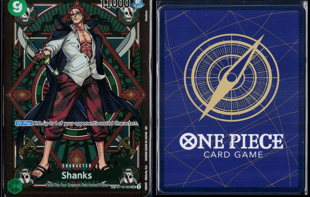 SHANKS (SP) ST16-004 ONE PIECE A FIST OF DIVINE SPEED SR NM