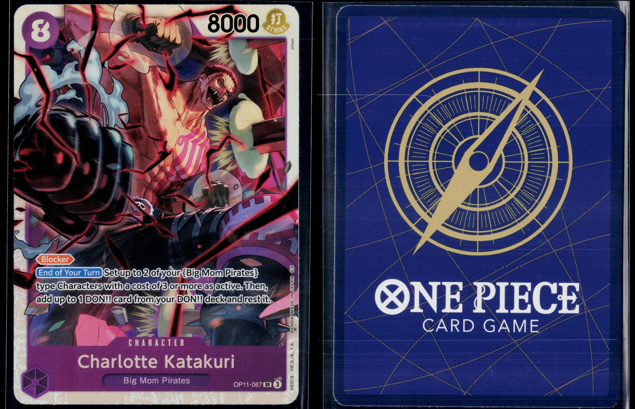 CHARLOTTE KATAKURI (067) OP11-067 ONE PIECE A FIST OF DIVINE SPEED SR NM