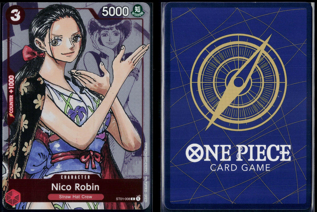 NICO ROBIN (ALTERNATE ART) ST01-008 ONE PIECE ONE PIECE PROMOTION CARDS P NM