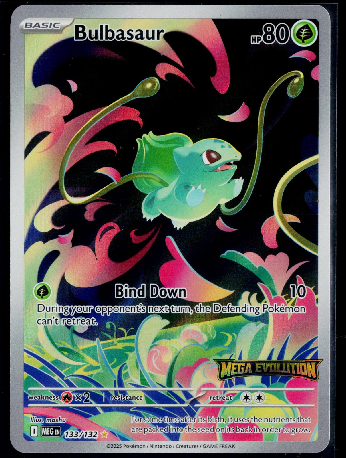 BULBASAUR 133/132 POKEMON MISCELLANEOUS CARDS & PRODUCTS HOLO NM