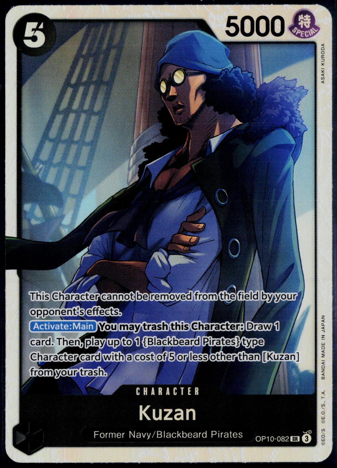KUZAN OP10-082 ONE PIECE ROYAL BLOOD SR NM