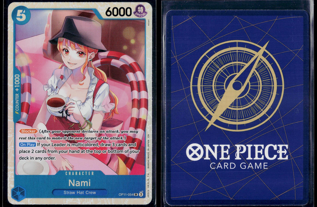 NAMI (054) OP11-054 ONE PIECE A FIST OF DIVINE SPEED SR NM