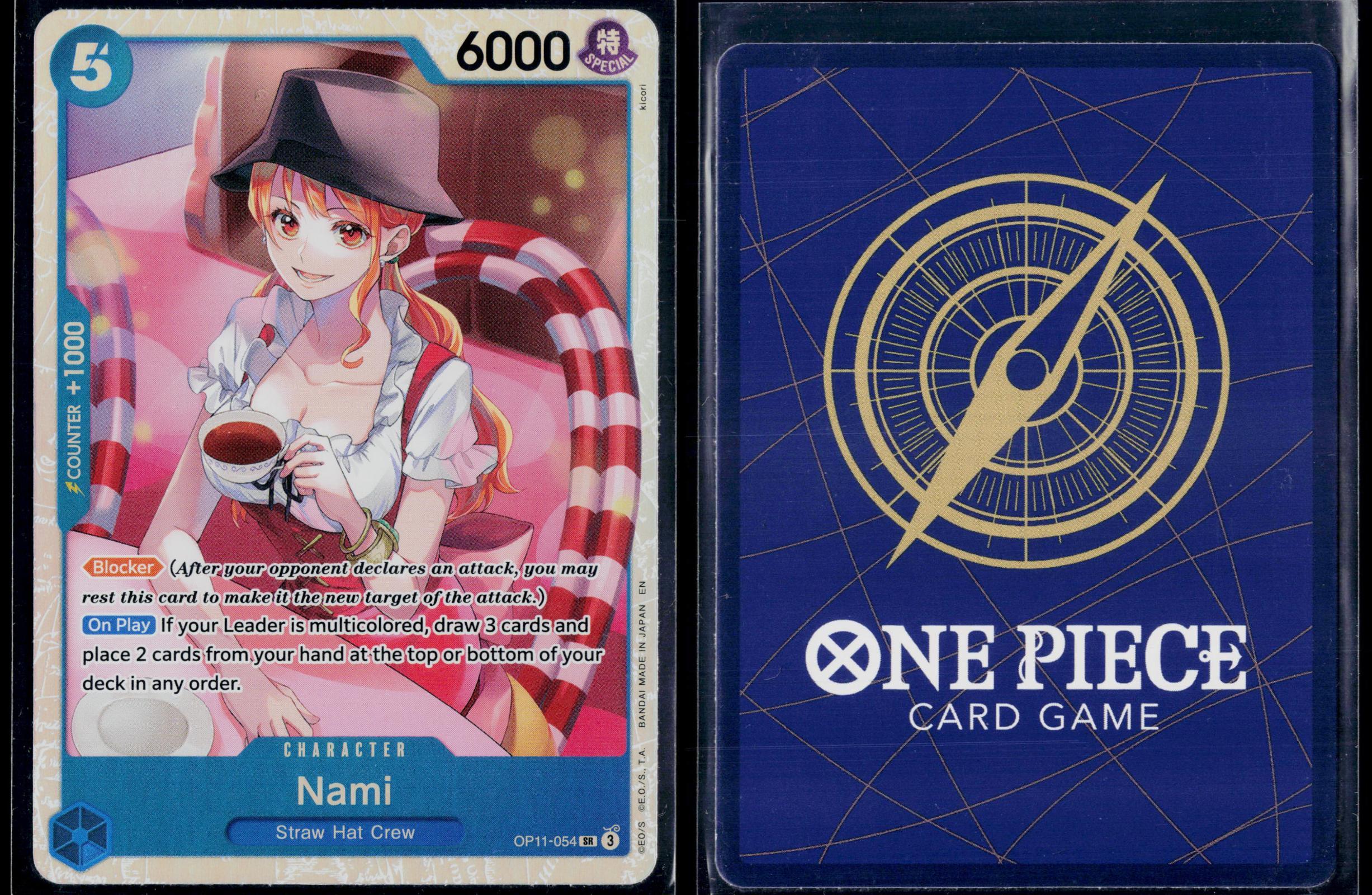 NAMI (054) OP11-054 ONE PIECE A FIST OF DIVINE SPEED SR NM