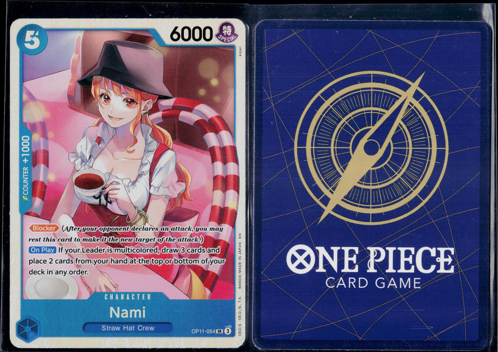 NAMI (054) OP11-054 ONE PIECE A FIST OF DIVINE SPEED SR NM
