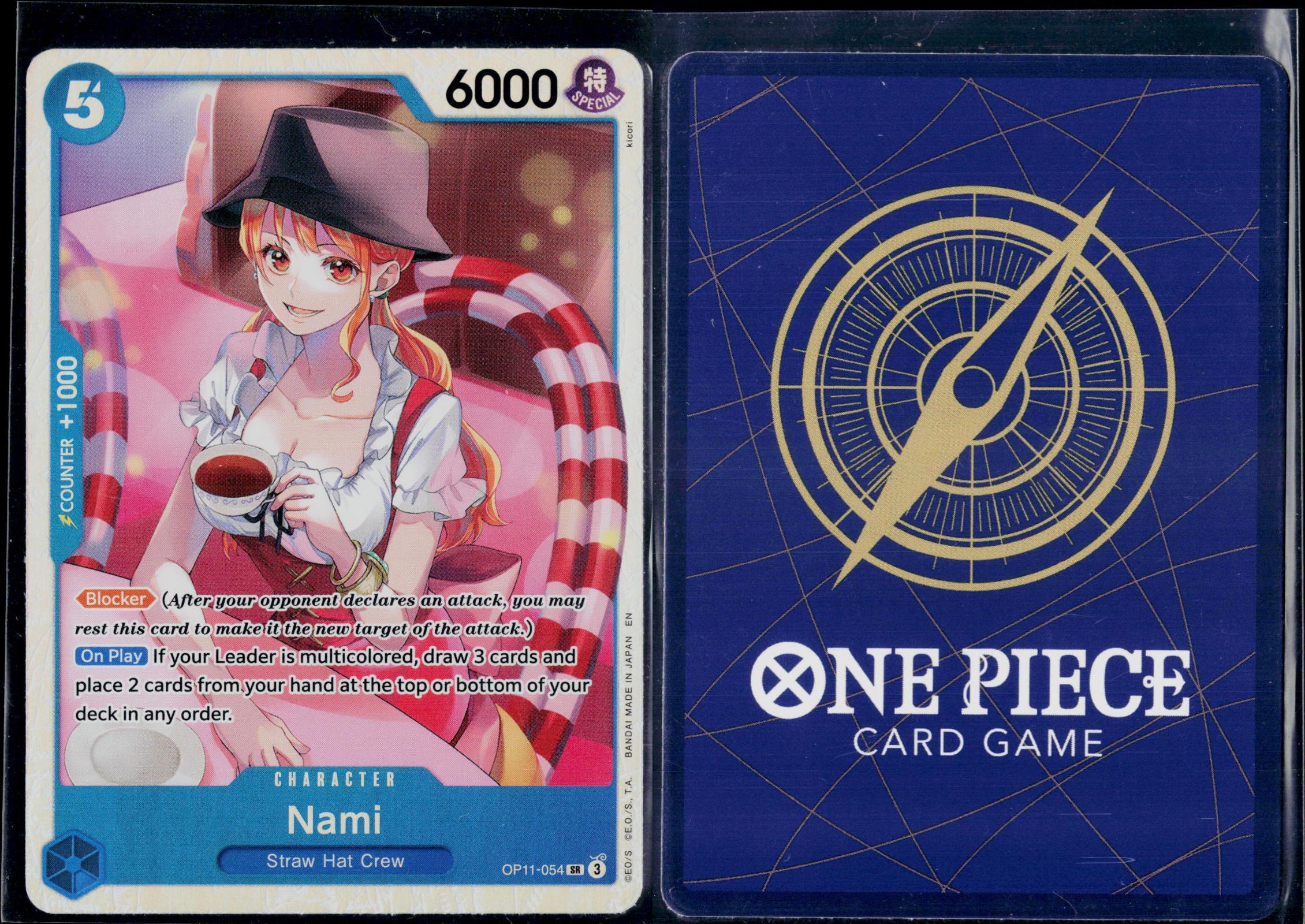 NAMI (054) OP11-054 ONE PIECE A FIST OF DIVINE SPEED SR NM