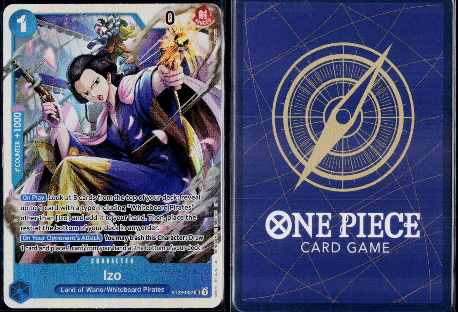 IZO ST22-002 ONE PIECE STARTER DECK 22: ACE & NEWGATE SR NM