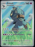 GOLURK 123/086 POKEMON BLACK BOLT HOLO ILLUSTRATION RARE NM