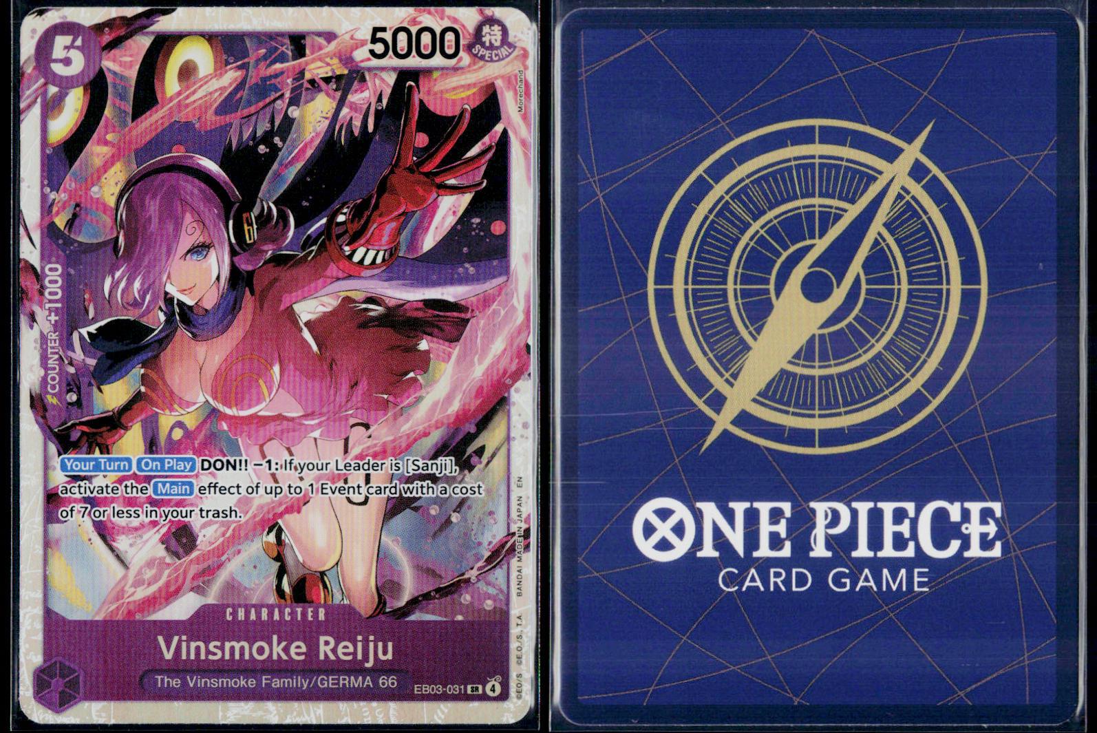 VINSMOKE REIJU EB03-031 ONE PIECE EXTRA BOOSTER: ONE PIECE HEROINES EDITION NM
