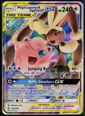 MEGA LOPUNNY & JIGGLYPUFF GX 165/236 POKEMON COSMIC ECLIPSE HOLO GX RARE NM