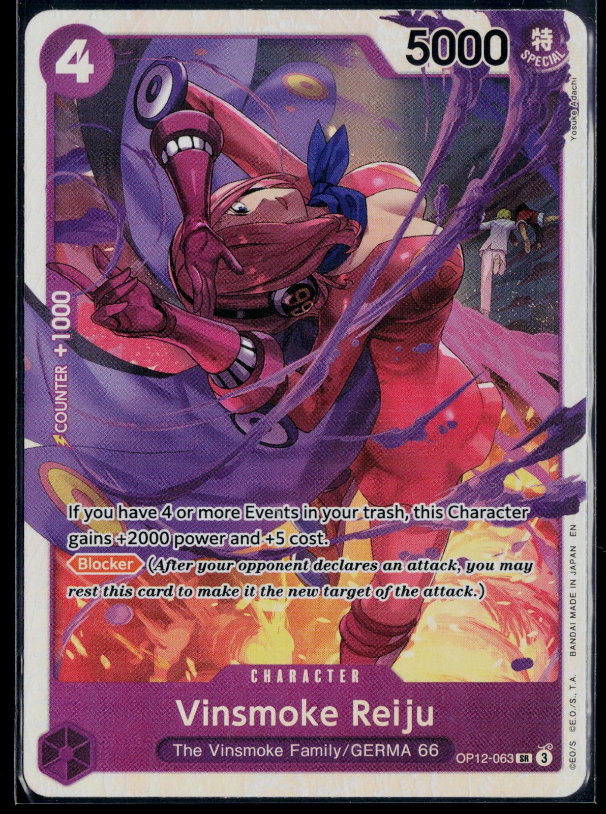 VINSMOKE REIJU OP12-063 ONE PIECE LEGACY OF THE MASTER SR NM