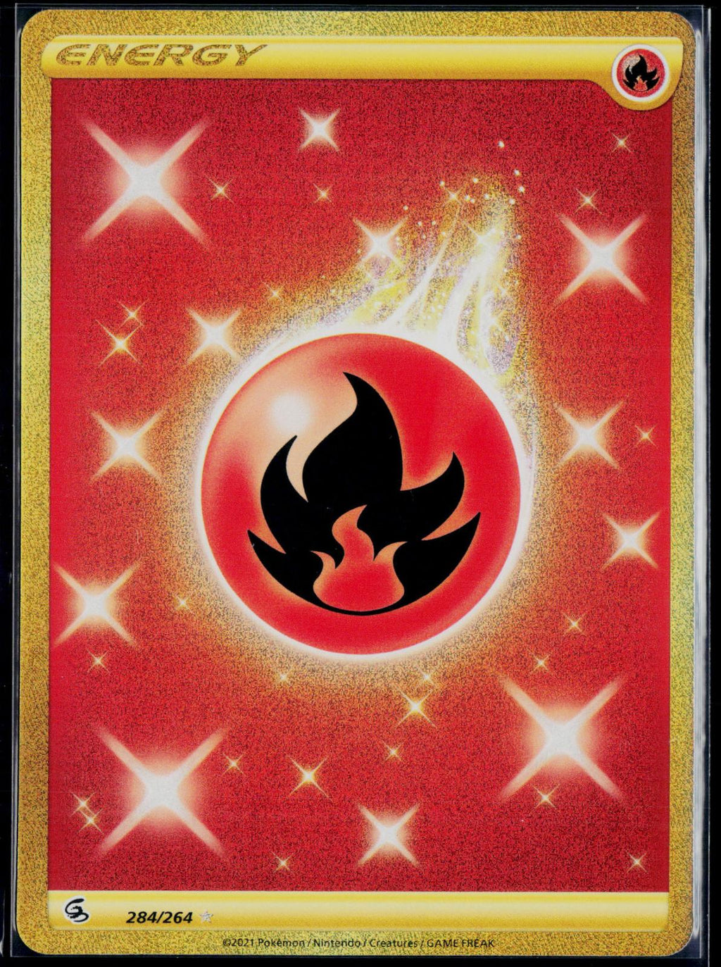 FIRE ENERGY 284/264 POKEMON FUSION STRIKE SEC NM