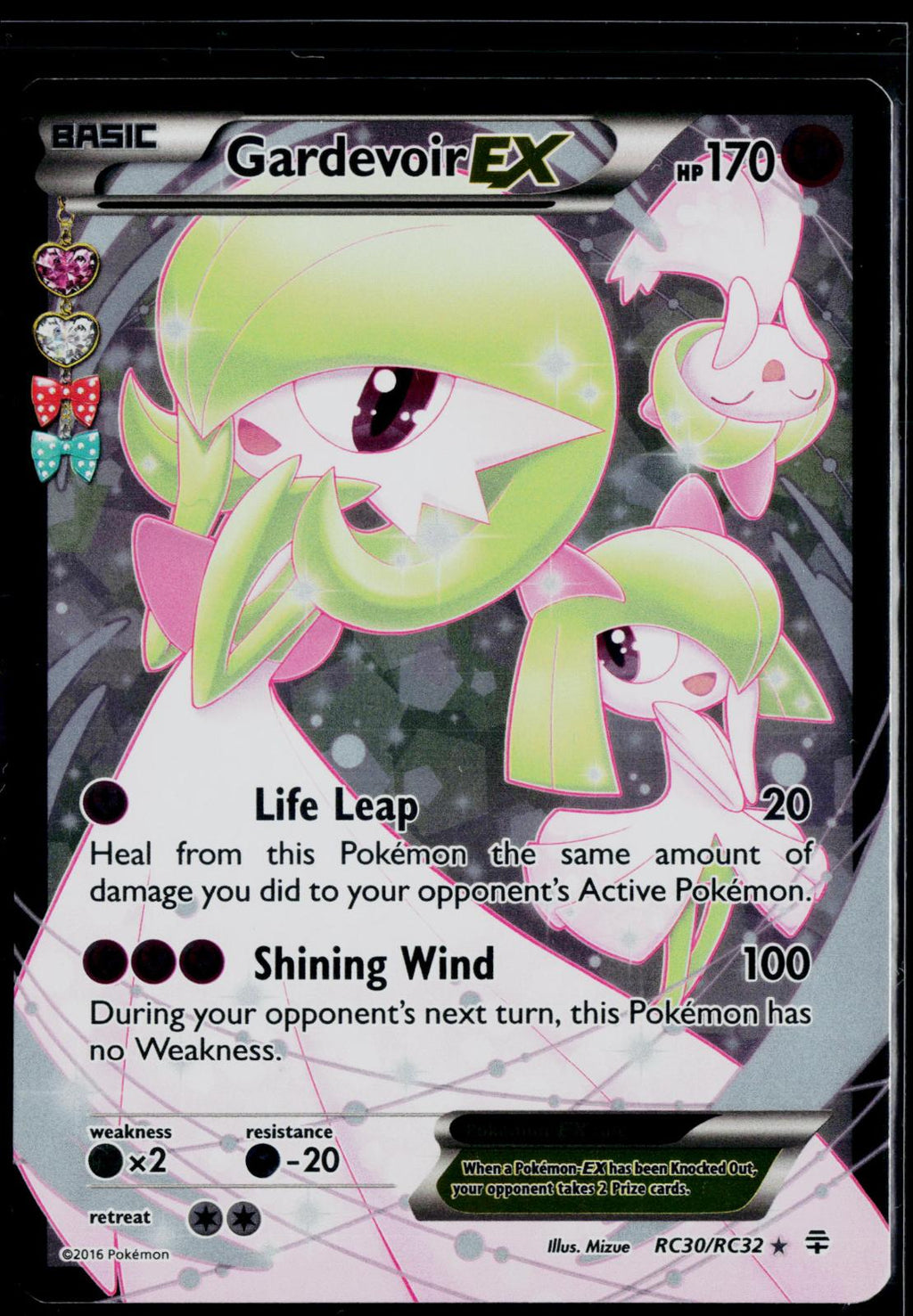 GARDEVOIR EX RC30/RC32 POKEMON GENERATIONS ULTRA RARE NM