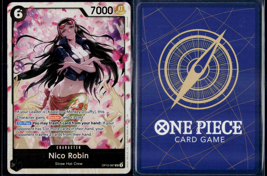 NICO ROBIN OP12-087 ONE PIECE LEGACY OF THE MASTER SR NM